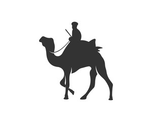 Camel logo vector, Animal graphic, Camel design Template illustration