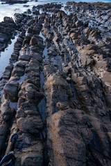 geology of crooklets beach north devon england uk 