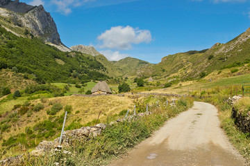 Somiedo natural park in Asturias province, Spain