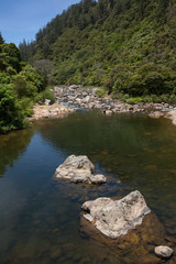 Naklejka na ściany i meble Ohinemuri River Karangahake gorge