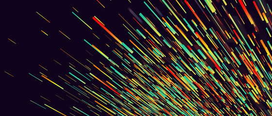 Colorful spikes abstract background