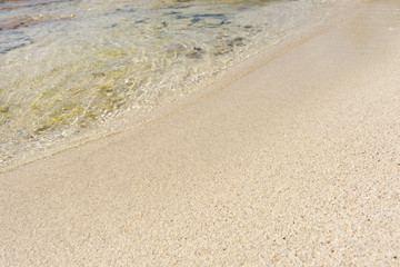 Close up of water  at the beach