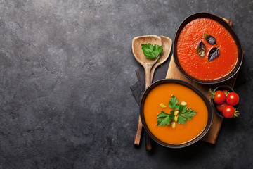 Tomato and pumpkin soup