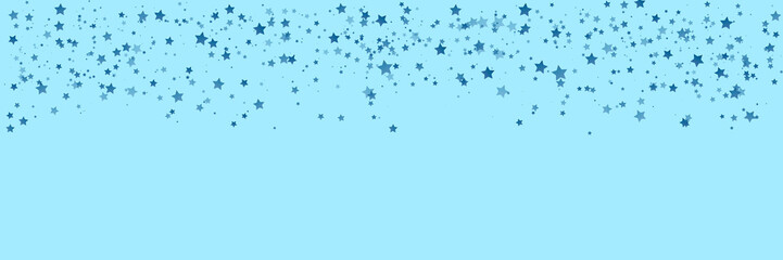 Blue star abstract background