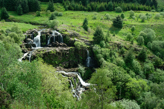 The Loup of Fintry Waterfall Fintry Stirlingshire Scotland