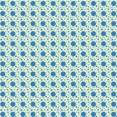 Polka dot background blue and green