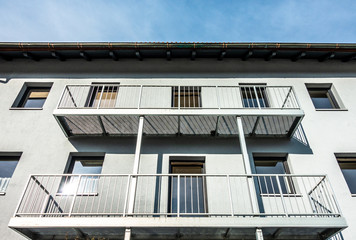 balcony at a facade