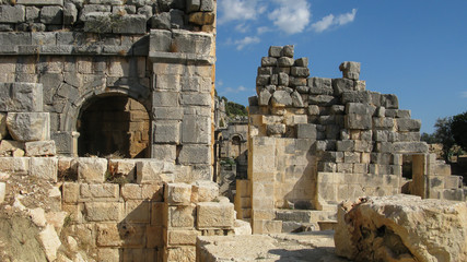 ancient cave city, Myra, turkey