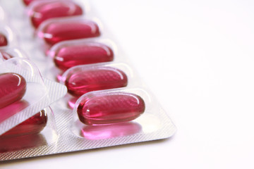 Pharmaceuticals antibiotics pills medicine, Pills in plastic package
