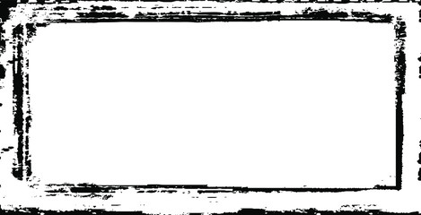 Scratched Frame. Grunge Urban Background Texture Vector. Dust Overlay. Distressed Grainy Grungy Framing Effect. Distressed Backdrop Vector Illustration. EPS 10.