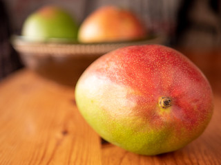 Delicious Tasty Mango is on the table