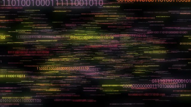 cod binary abstract background motion