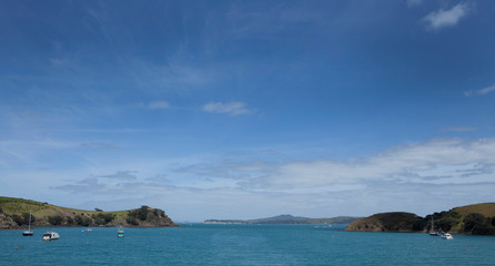 Fototapeta na wymiar Waiheke Island New Zealand Auckland Bay