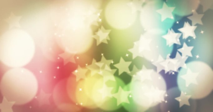 Abstract bokeh background animation loop