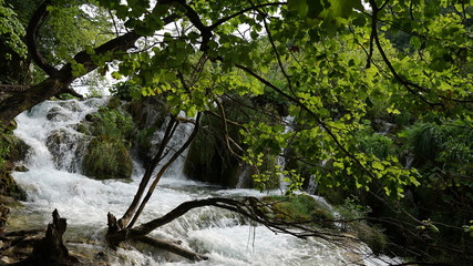 Plitvice Lakes National Park Croatia, beautiful nature, idyll
