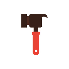 hammer mechanic tool isolated icon