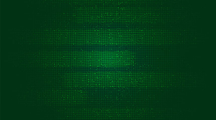 Green Microchip on Technology Background,hi Tech and security Concept design,Free Space For text in put,Vector illustration.