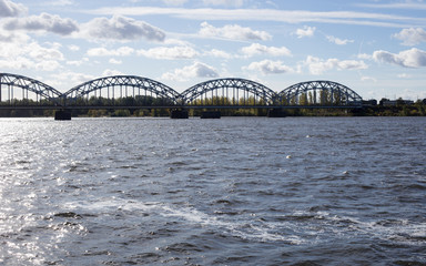 Obraz premium Bridge over the river