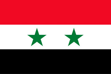 flag of syria - obrazy, fototapety, plakaty