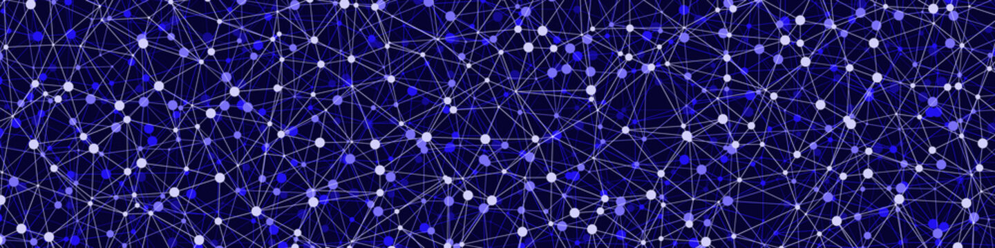 Abstract Low Polygon Mesh Generative Art background illustration