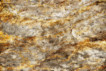 matt gray rough rock,stone surface, texture with dark brown,and golden rustic veins, background for designer, light colored.natural material,illustration.backdrop high resolution raster file.
