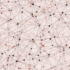 Abstract Low Polygon Mesh Generative Art background illustration