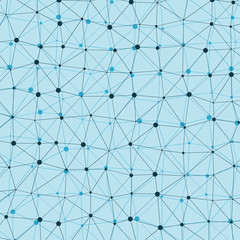Obraz premium Abstract Low Polygon Mesh Generative Art background illustration