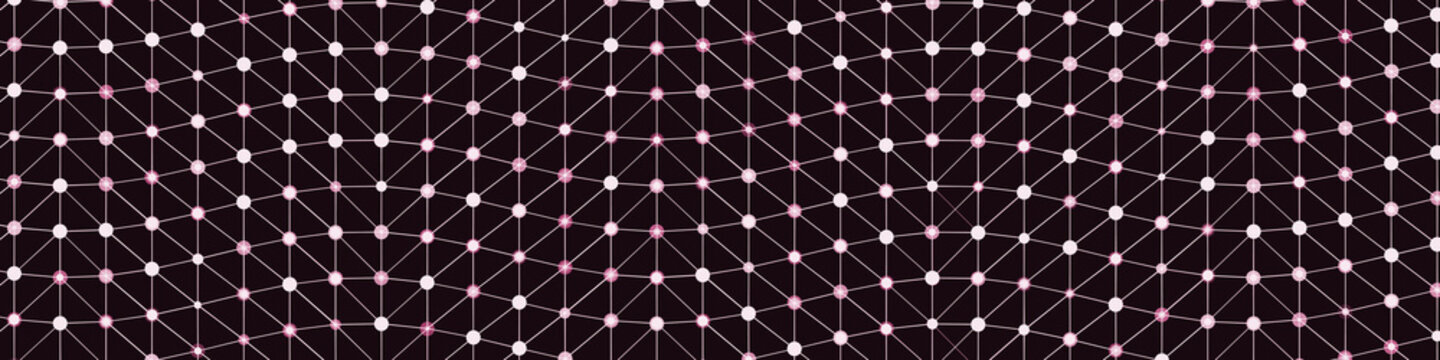 Abstract Low Polygon Mesh Generative Art background illustration