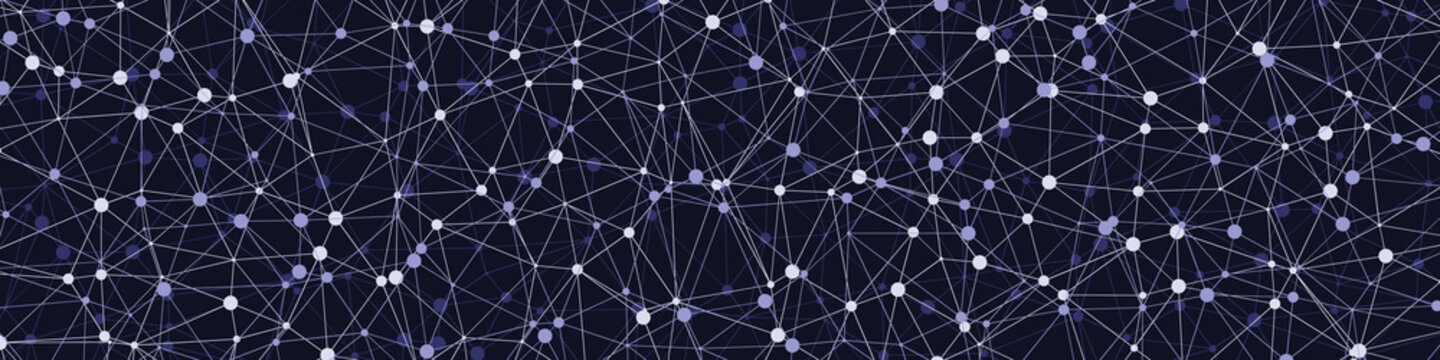 Abstract Low Polygon Mesh Generative Art background illustration