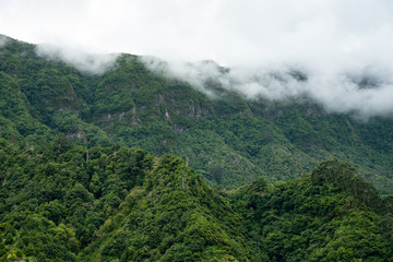 view of mountains photo poster