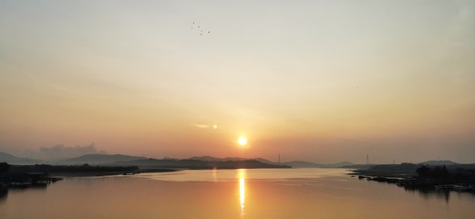 Sonnenaufgang in Thailand