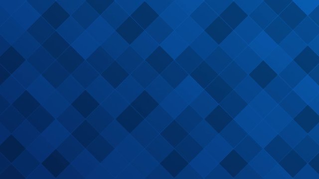 Set of 3 Square Grid Pattern Background Loops. Minimal abstract shape animations in blue, orange and green color schemes.