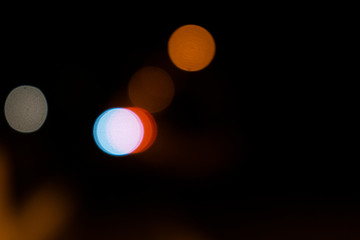 Abstract blurred night lights