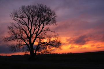Obraz na płótnie Canvas Dakota sunset