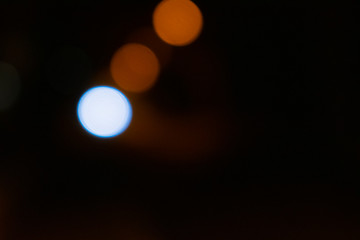 Abstract blurred night lights