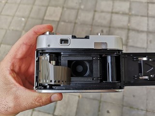 replacement of the vintage camera roll