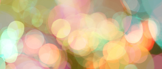 Abstract de-focus soft blinking circle background.