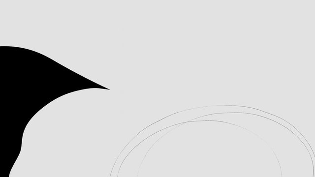 Aliased lines movement. Weird motion design with abstract graphic silhouettes. Digital geometric visuals. Decorative background with animated black shapes. Striped wallpaper space.
