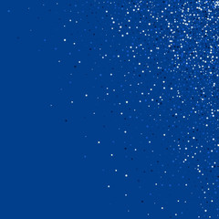 Blue Dust Elegant Vector Postcard. 