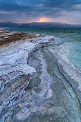 Dead sea unique salty views