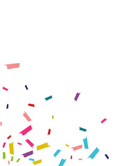 Color Carnival Shine Texture. Dust Card. Confetti Carnaval Backdrop. Color Invitation Banner.