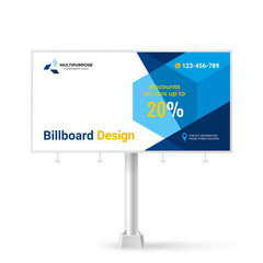 Banner design, creative billboard for outdoor advertising cars, vector background