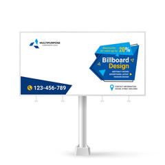 Banner design, creative billboard for outdoor advertising cars, vector background