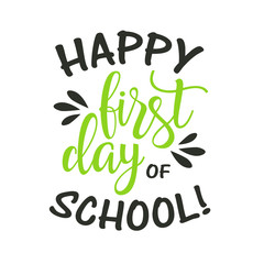 Happy first day of school. Back to school svg.