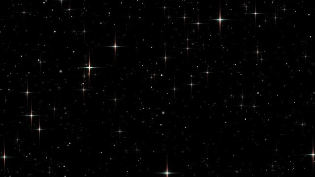 blinking stars overlay background alpha transparent