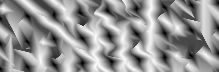 Digital art, high resolution panoramic abstract 3D objects, Germany