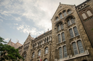 Fototapeta na wymiar Buda buildings and neighborhood in Budapest - Edificios y barrio de Buda en Budapest