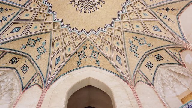 Agha Bozorg mosque, Kashan city, Kavir desert, Iran, Western Asia, Asia, Middle East