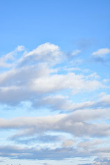Bluish sky with clouds.Concept: texture  G