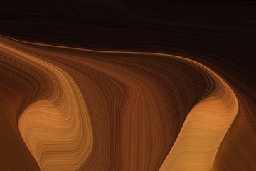 abstract artistic with curvy background illustration with very dark red, coffee and saddle brown color